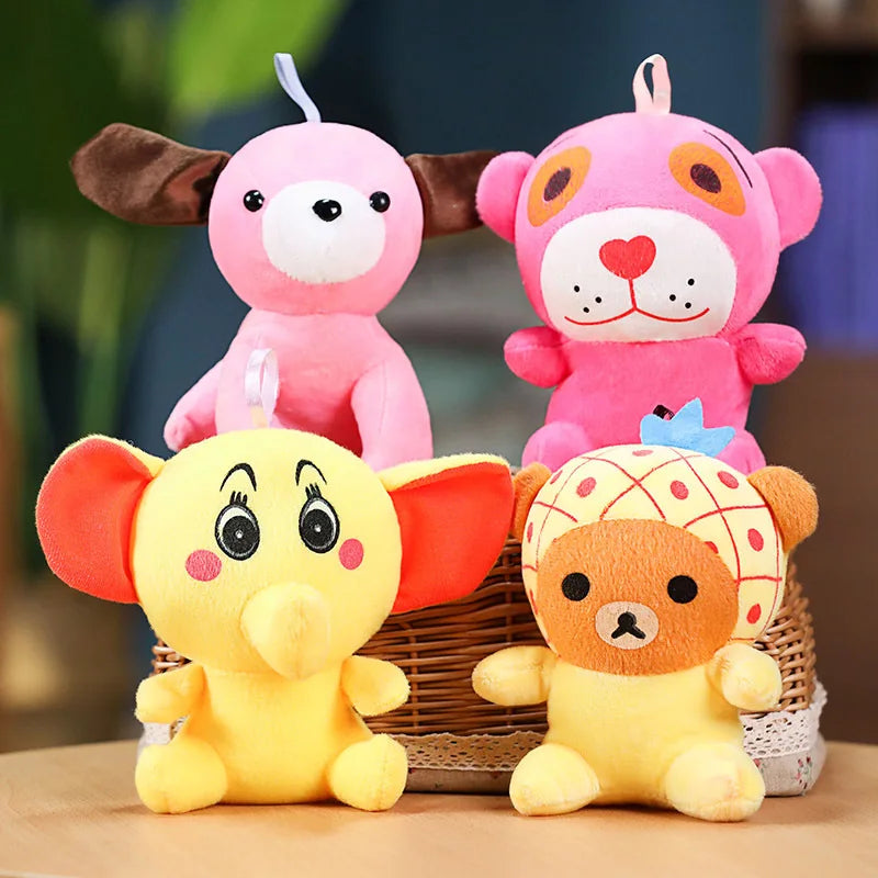 Wedding Celebration Cartoon Plush Toss Festive Decor Mall Claw Machine Dolls Street Booth Ring Toss Unisex 11-30cm Plastic PP