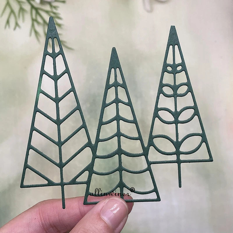 Christmas tree decoration DIY Craft Metal Cutting Die Scrapbook Embossed Paper Card Album Craft Template Stencil Dies