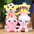 Peluche de dibujos para bodas y fiestas, juego de lanzamiento de anillas, 11–30 cm