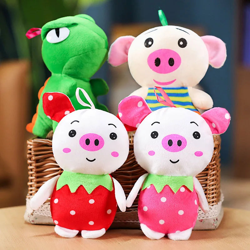 Wedding Celebration Cartoon Plush Toss Festive Decor Mall Claw Machine Dolls Street Booth Ring Toss Unisex 11-30cm Plastic PP