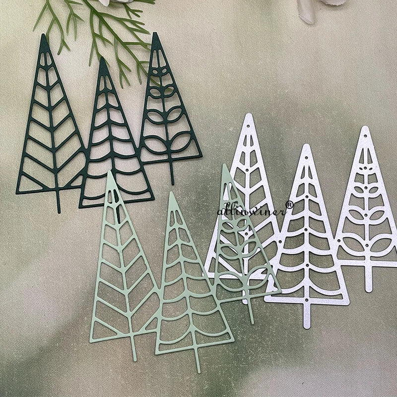 Christmas tree decoration DIY Craft Metal Cutting Die Scrapbook Embossed Paper Card Album Craft Template Stencil Dies