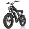 YVY Q20Mini 20" 48V 15Ah Ebike Fat Tire E Bike Electric Dirt Mountain Bike Full Suspension Electric Bicycles for Kids Adults