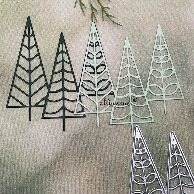 Christmas tree decoration DIY Craft Metal Cutting Die Scrapbook Embossed Paper Card Album Craft Template Stencil Dies