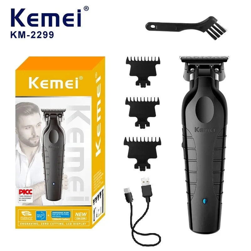Máquina de Corte Kemei Recarregável KM-2299