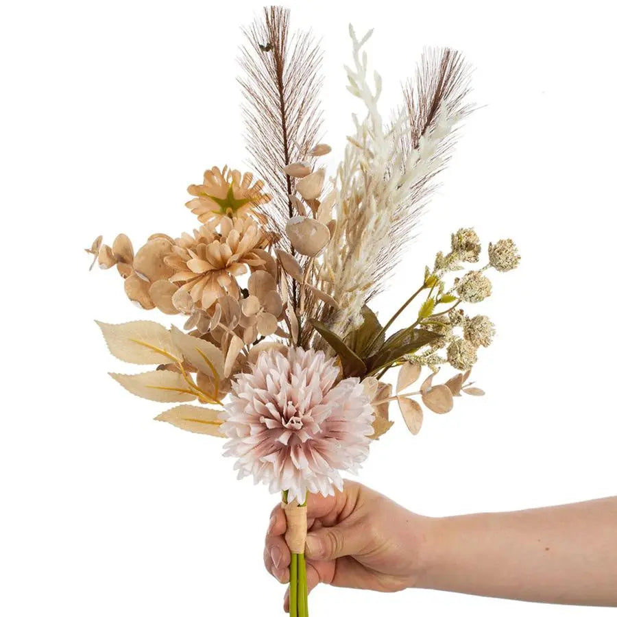 Artificial Flowers Silk Ditch Reed Chrysanthemum Wedding Bridal Bouquet Diy Gifts Home Vase Festival Outdoor Garden Arch Decora