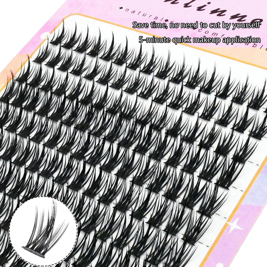 Large Capacity Wheat Ear Fake Eyelashes Anime Eyelashes Natural Eyelashes Cosplay Single Cluster Fake Eyelashes Beginner Makeup