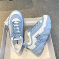 2024Women Shoes Fashion Trend Casual Sneakers Women Comfortable Soft Bottom Lace Up Female Platform Shoes Zapatos De Mujer