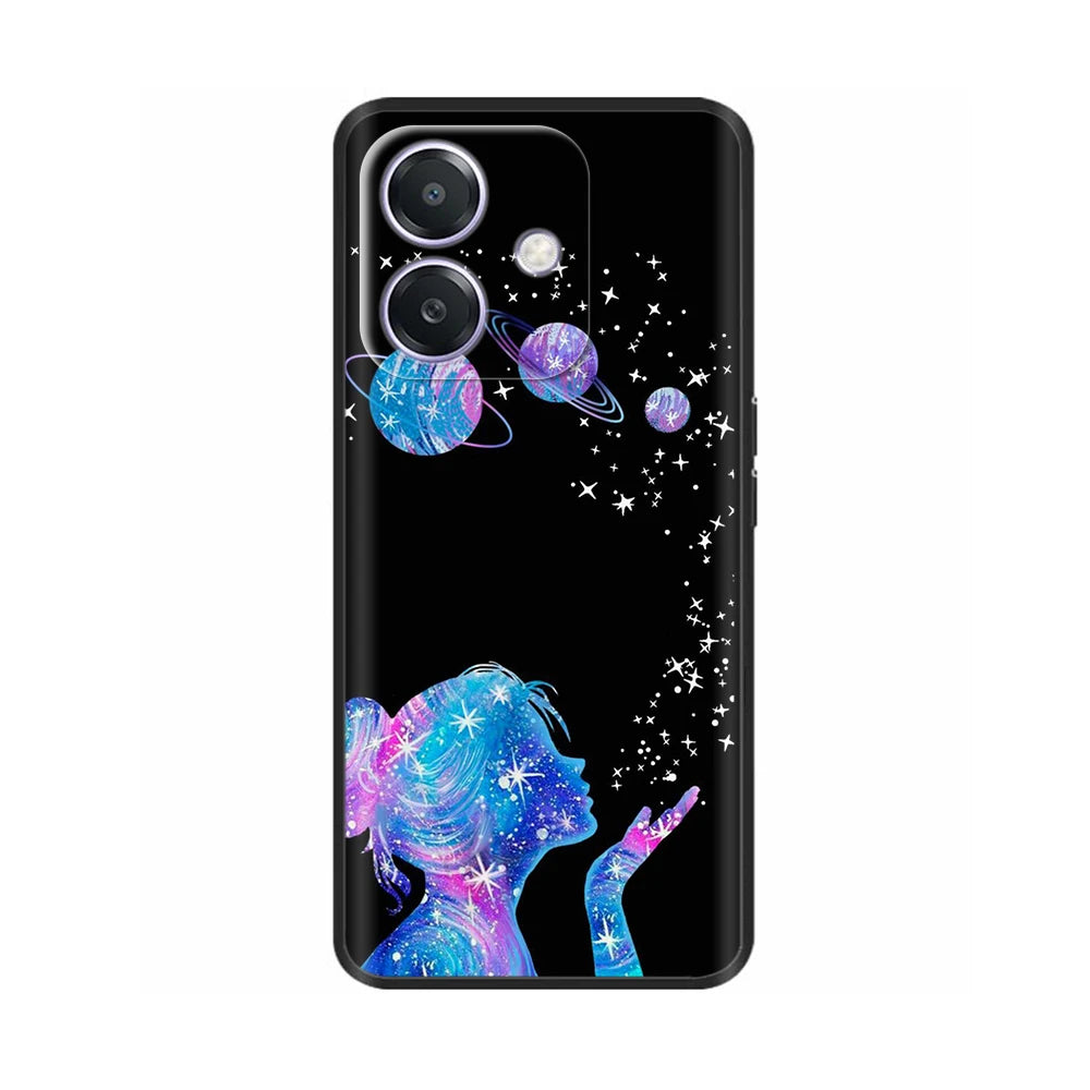 For Oppo A3 A3X 4G 5G Case Luxury TPU Soft Silicone Phone Cases for OPPOA3X OPPOA3 Protective Shell Back Cover Lovely Funda Para