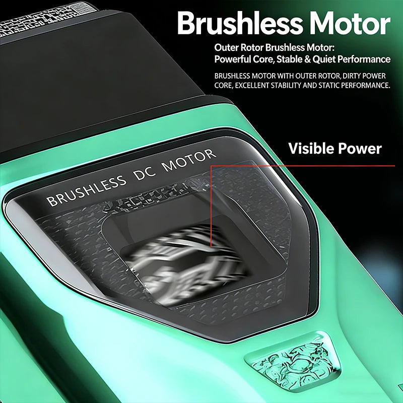 Aparador de Barba Kemei KM-T299 com Visor LCD