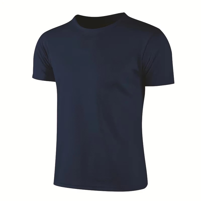 Multicolor Quick Dry Short Sleeve Sport T Shirt Gym Jerseys Fitness Tee Shirt Running T-Shirt Men's Breathable Sportswear Tops