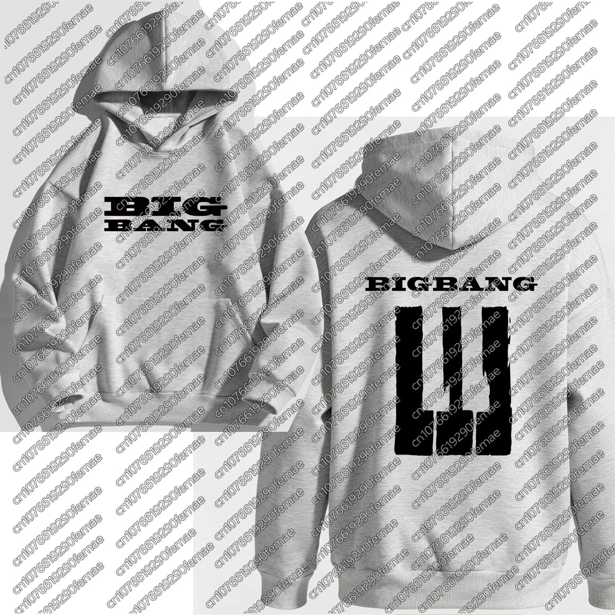 Womens Kpop Autumn Winter Cotton Hoodie BIGBANG 2026 Concert Merch Oversized Sweatshirt Festival Rave Outfit Top