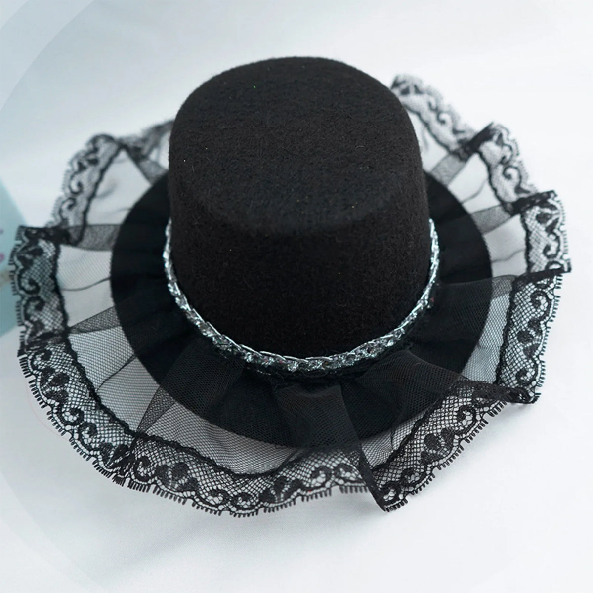 Pet Top Hat Gentleman Costume Accessory Adjustable Black Formal Party Cosplay Headwear for Dogs Cats and Small Animals