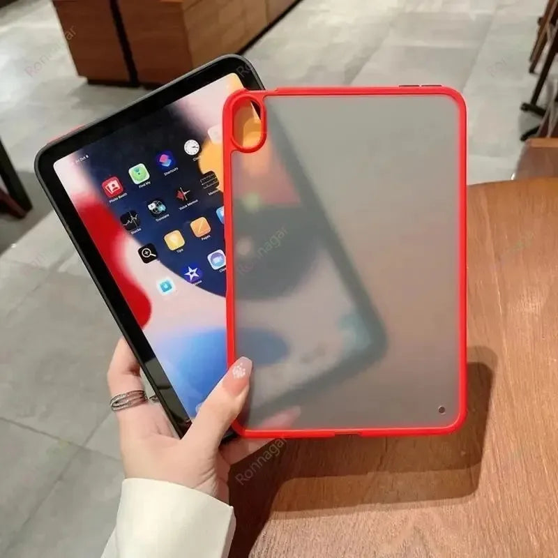Case for iPad Air 11 13 M4 M3 Case Pro11 12.9 13'' M5 M4 Ultra Thin Case with Matte Back TPU Bumper Air4 5 10.9'' 8th 9th 10.2''