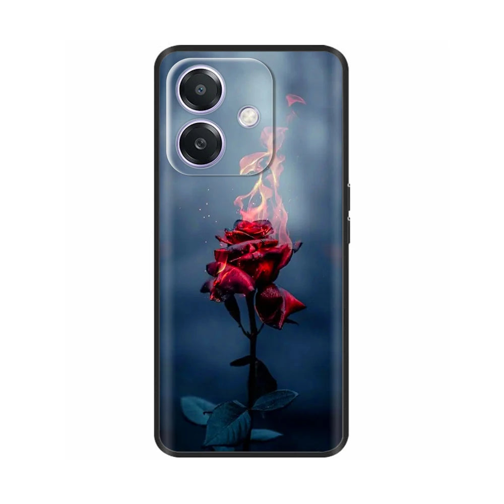 For Oppo A3 A3X 4G 5G Case Luxury TPU Soft Silicone Phone Cases for OPPOA3X OPPOA3 Protective Shell Back Cover Lovely Funda Para