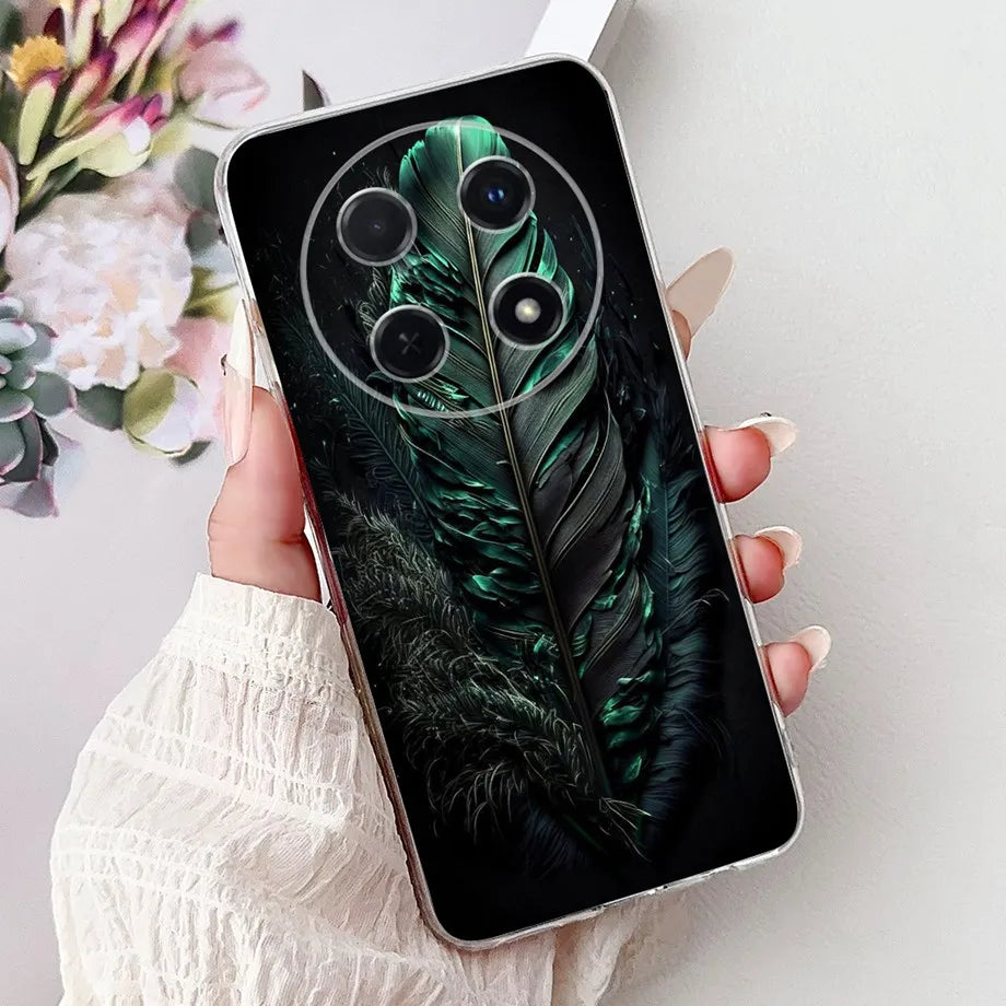 For Huawei Nova 13i 12i Case Cute Animal Tiger Lion Dragon Cartoon Phone Cover On Nova13i Nova12i Soft Silicone Clear Coques
