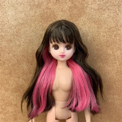 new arrival  school Licca doll body with head girl toys with long hair