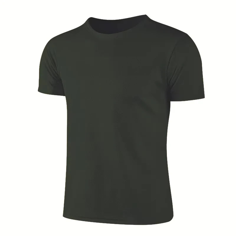 Multicolor Quick Dry Short Sleeve Sport T Shirt Gym Jerseys Fitness Tee Shirt Running T-Shirt Men's Breathable Sportswear Tops