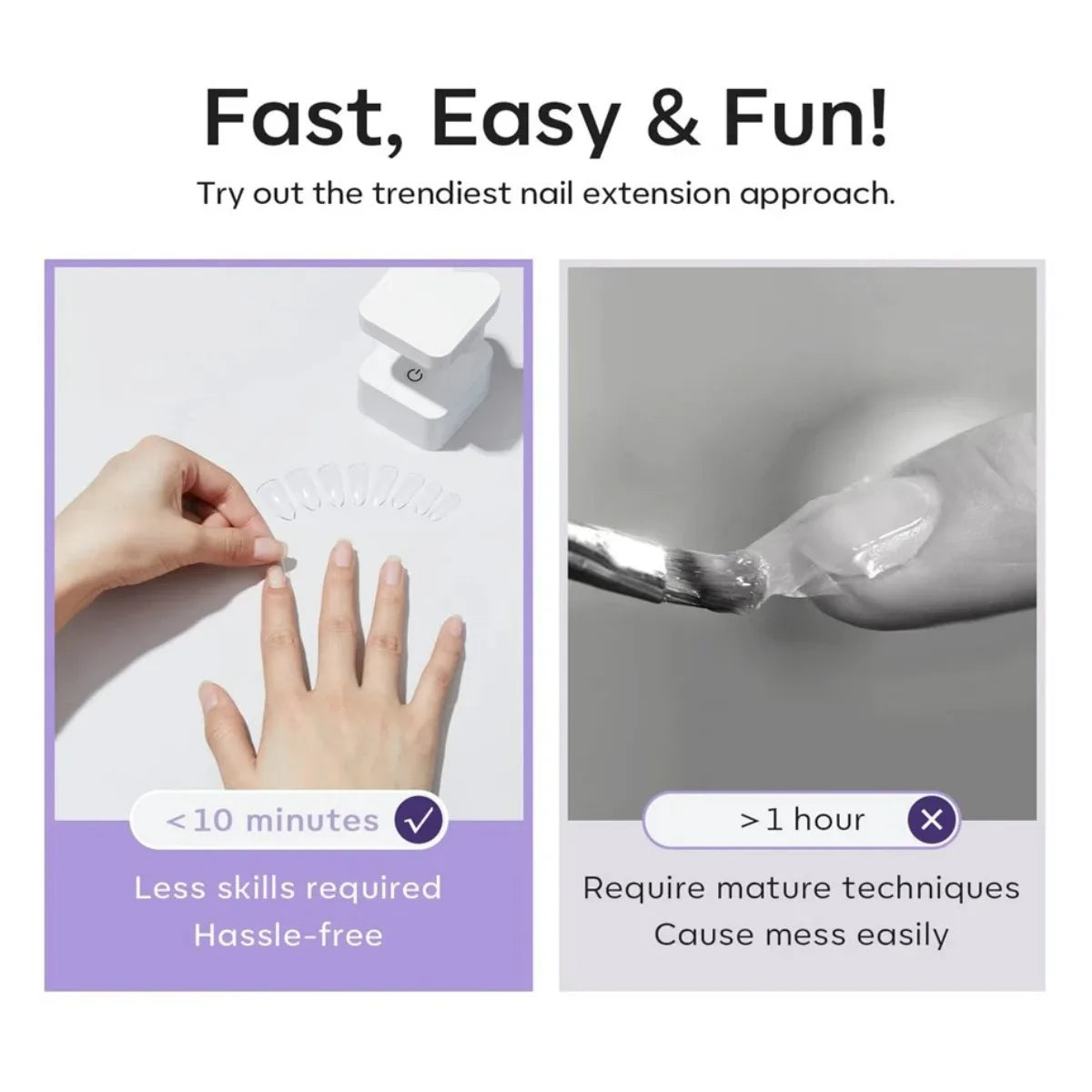 550pcs Coffin Almond Soft Gel Nail Tips False Half Cover Press On Acrylic Nails 11Sizes Fake Nails DIY Manicure Extension Tools