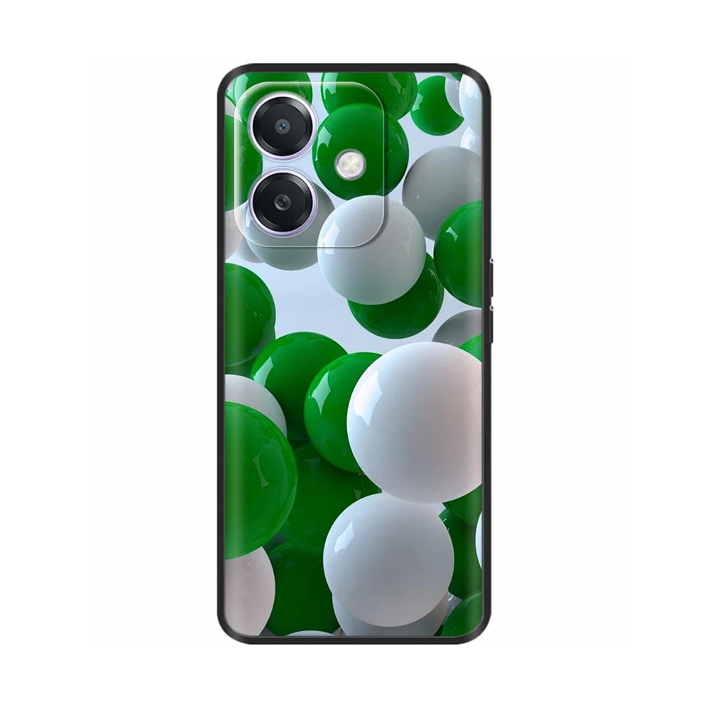 For Oppo A3 A3X 4G 5G Case Luxury TPU Soft Silicone Phone Cases for OPPOA3X OPPOA3 Protective Shell Back Cover Lovely Funda Para