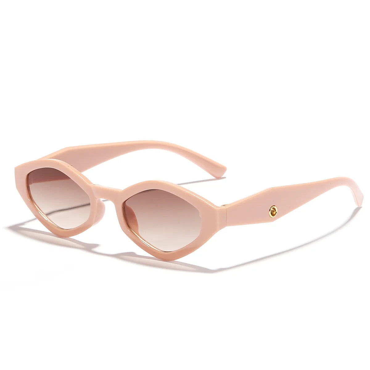 Vintage Small Frame Cat Eye Sunglasses Women Brand Designer Fashion Goggle Leisure Vacation UV400 Sunscreen Sunnies