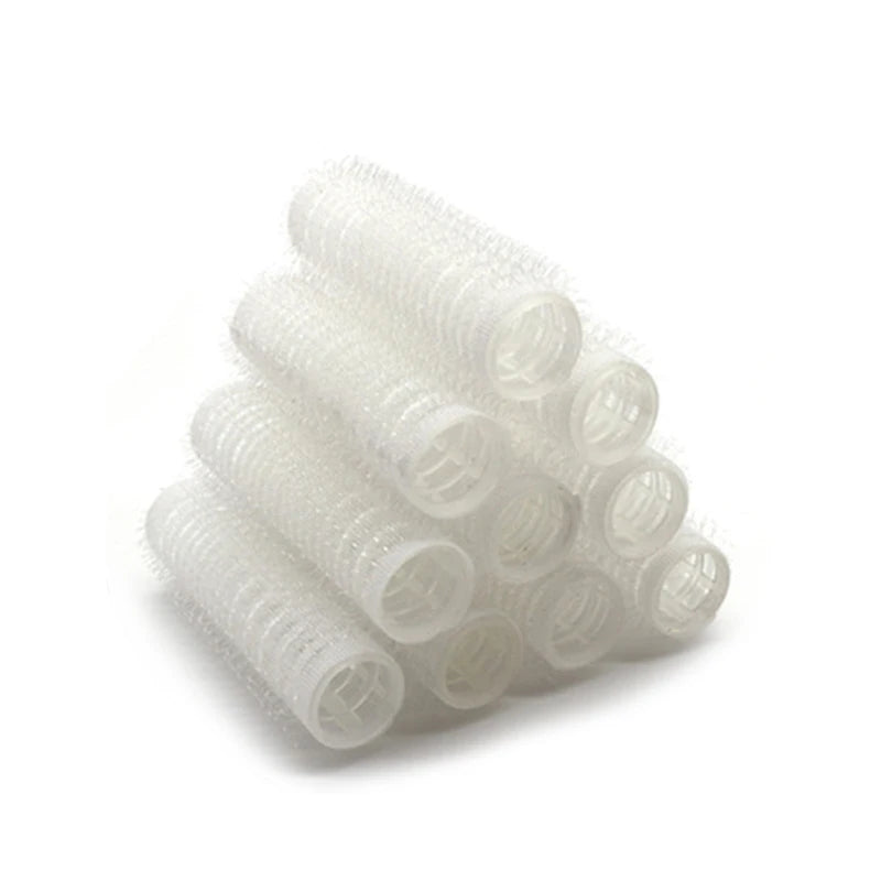 24Pcs/Set Hair Root Perm Rods Bars Curlers with Clips Comb Rubber Bands Salon Hook Loop Hair Rollers Set Hair Styling Perm Tools