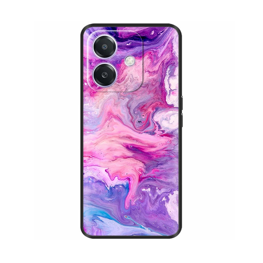For Oppo A3 A3X 4G 5G Case Luxury TPU Soft Silicone Phone Cases for OPPOA3X OPPOA3 Protective Shell Back Cover Lovely Funda Para