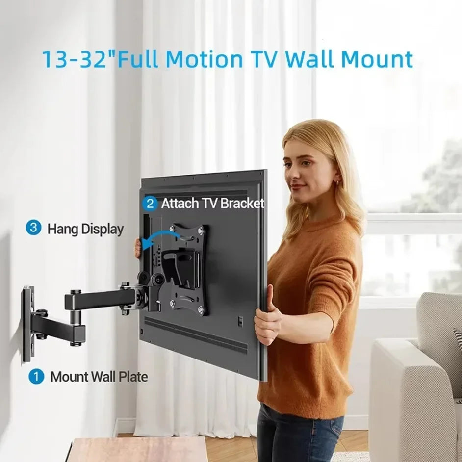 Suporte de Parede Articulado para TV e Monitor 10–32"
