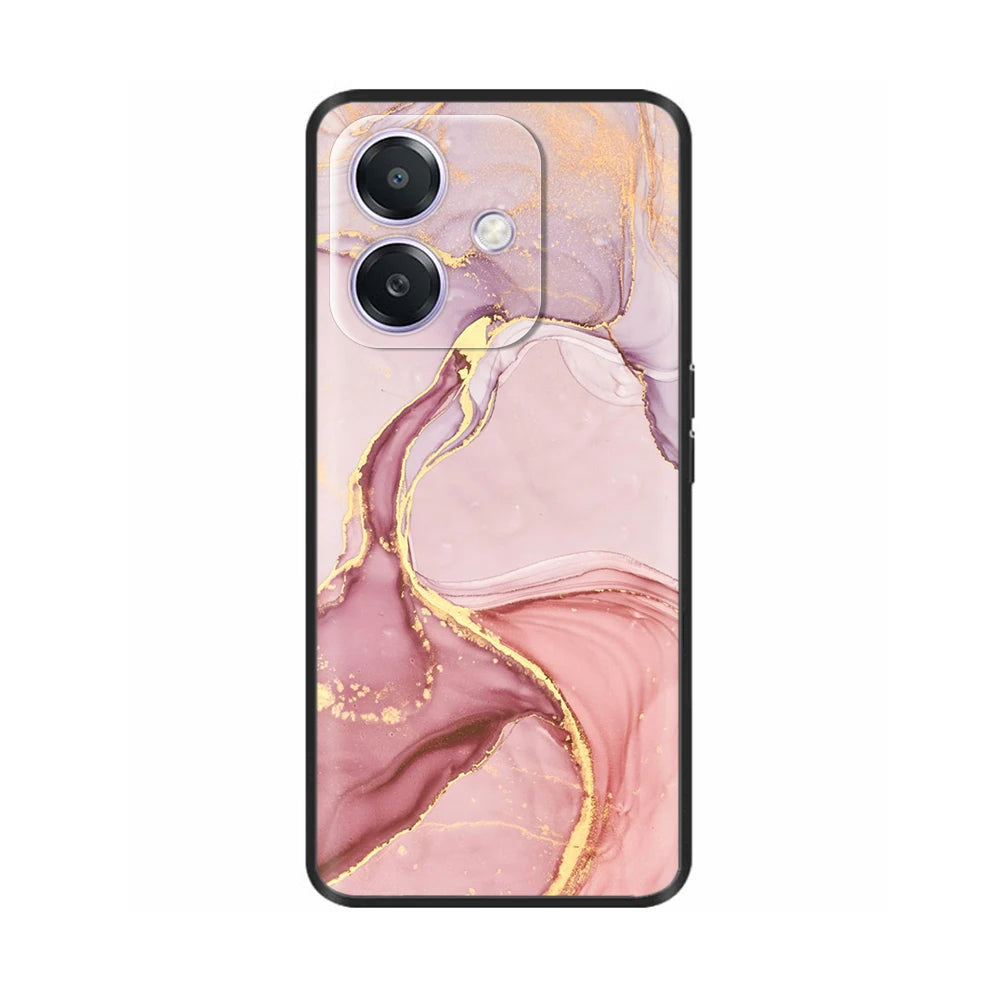 For Oppo A3 A3X 4G 5G Case Luxury TPU Soft Silicone Phone Cases for OPPOA3X OPPOA3 Protective Shell Back Cover Lovely Funda Para