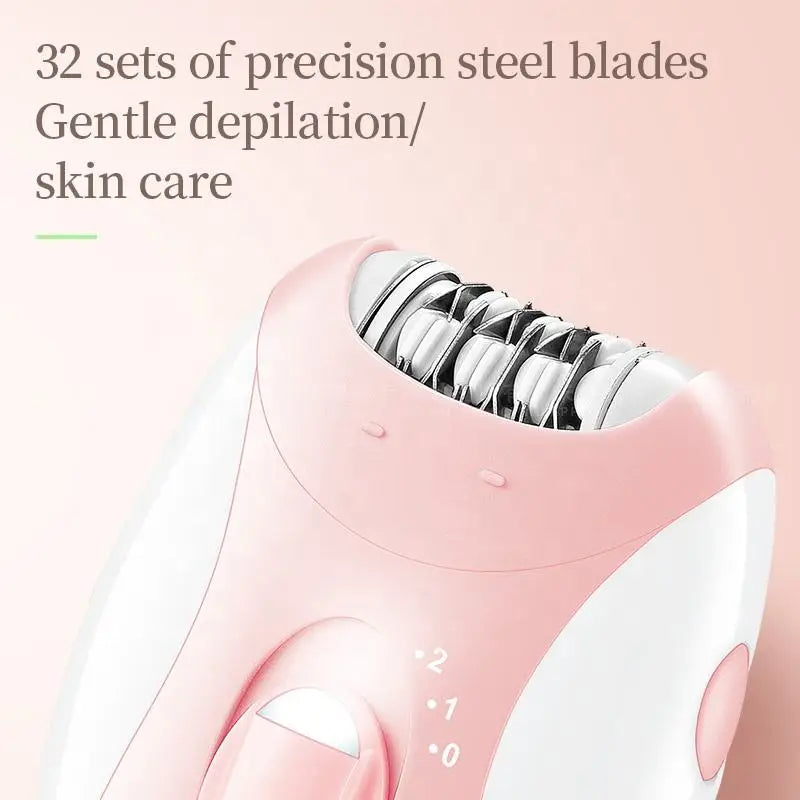 Depilador Elétrico Feminino Kemei KM-189B Recarregável