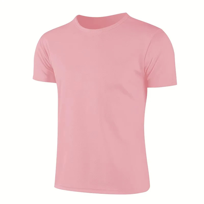 Multicolor Quick Dry Short Sleeve Sport T Shirt Gym Jerseys Fitness Tee Shirt Running T-Shirt Men's Breathable Sportswear Tops