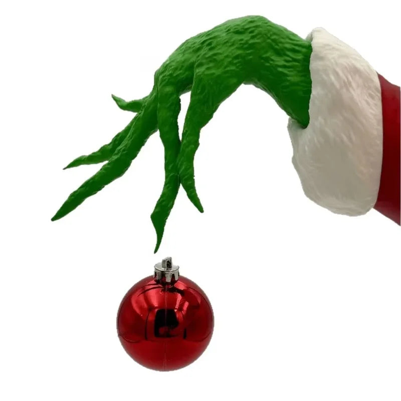 The Fairy Christmas Tree Is Decorated With Green Plush Toys Monster Arms Puppets And Fairy Christmas Trees To Decorate The Party