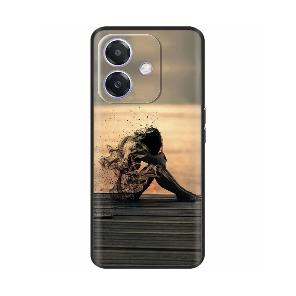 For Oppo A3 A3X 4G 5G Case Luxury TPU Soft Silicone Phone Cases for OPPOA3X OPPOA3 Protective Shell Back Cover Lovely Funda Para