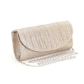 Damen-Clutch mit Pailletten und Kette für Partys