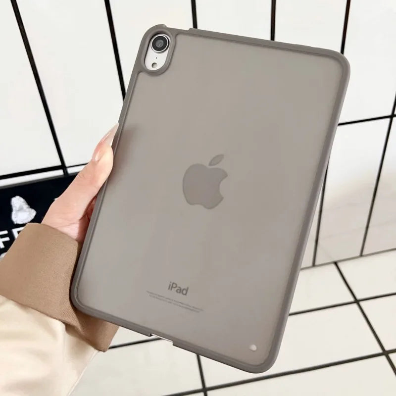 Case for iPad Air 11 13 M4 M3 Case Pro11 12.9 13'' M5 M4 Ultra Thin Case with Matte Back TPU Bumper Air4 5 10.9'' 8th 9th 10.2''