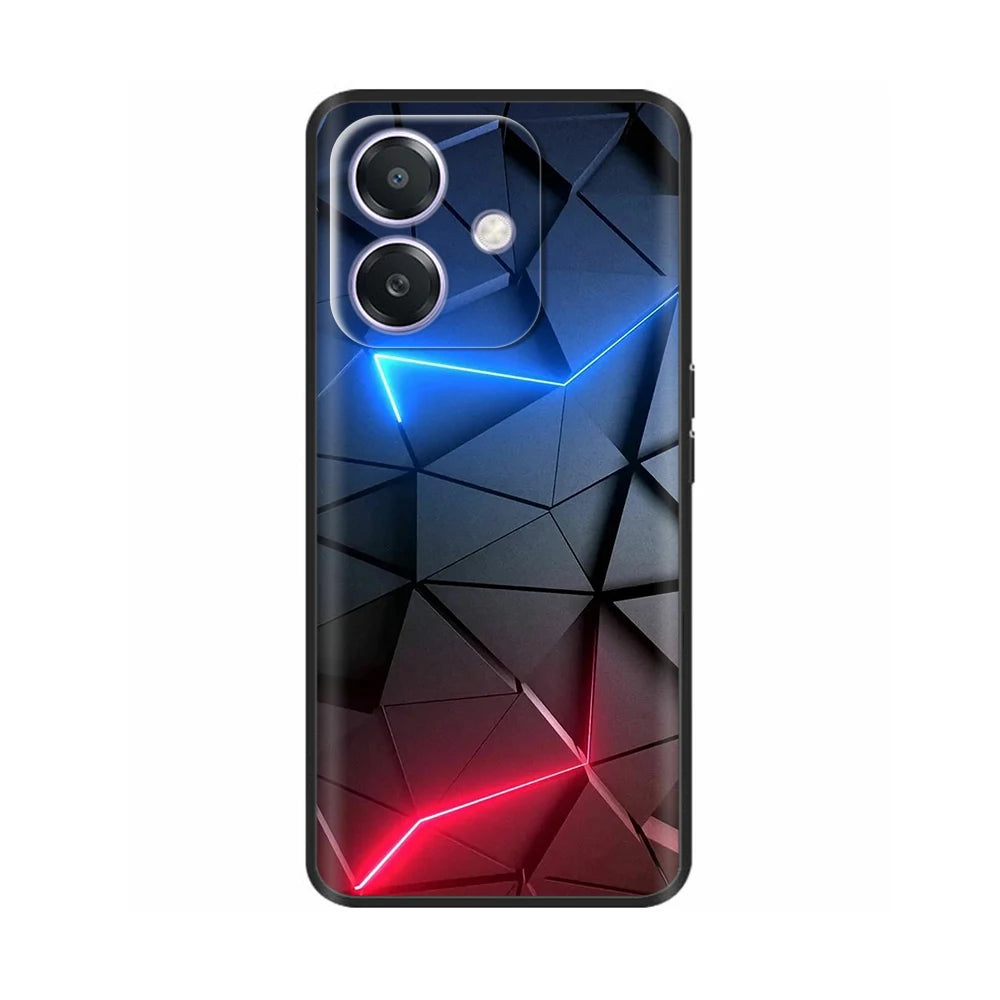 For Oppo A3 A3X 4G 5G Case Luxury TPU Soft Silicone Phone Cases for OPPOA3X OPPOA3 Protective Shell Back Cover Lovely Funda Para