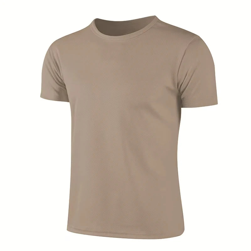 Multicolor Quick Dry Short Sleeve Sport T Shirt Gym Jerseys Fitness Tee Shirt Running T-Shirt Men's Breathable Sportswear Tops