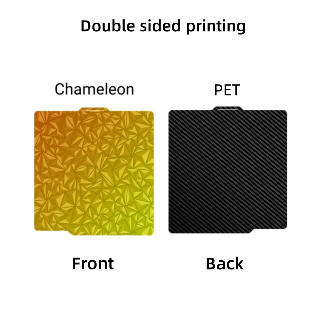 For Bambulab A1 Build Plate P1S X1C Pei Textured 257x257 H1H PEY Peo Sheet Spring Steel For Bambu Lab X1 Carbon Bambulab P1P Bed