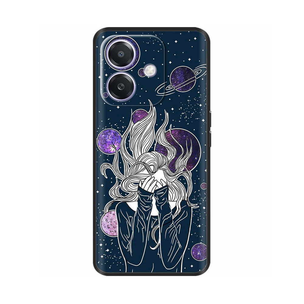 For Oppo A3 A3X 4G 5G Case Luxury TPU Soft Silicone Phone Cases for OPPOA3X OPPOA3 Protective Shell Back Cover Lovely Funda Para