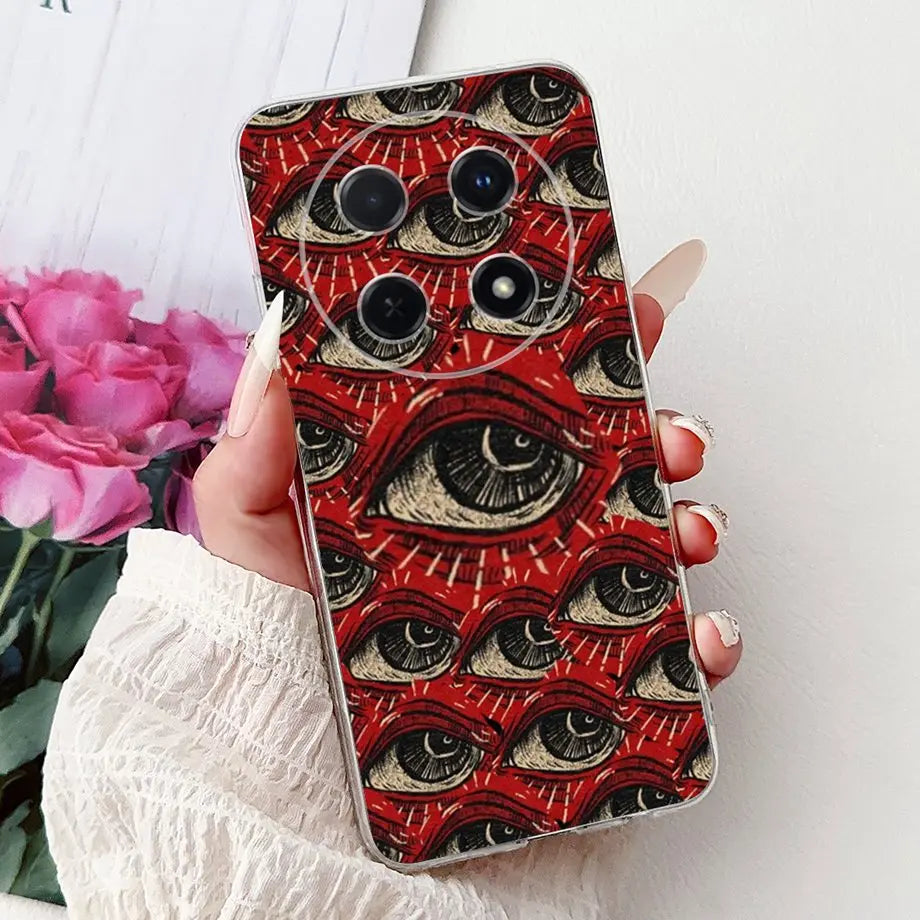 For Huawei Nova 13i 12i Case Cute Animal Tiger Lion Dragon Cartoon Phone Cover On Nova13i Nova12i Soft Silicone Clear Coques
