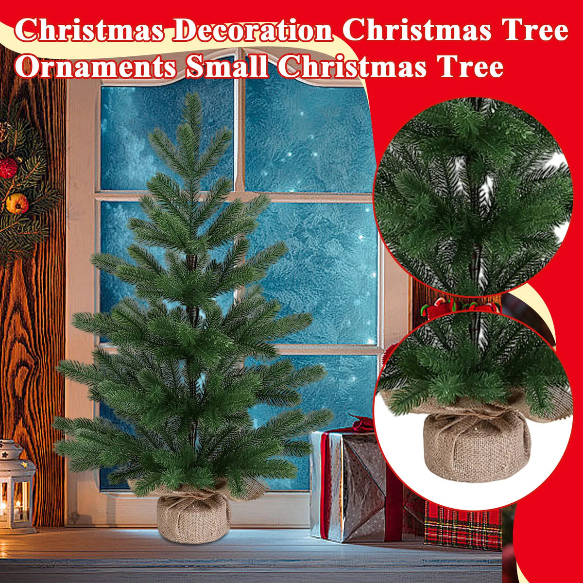 Classic Artificial Christmas Tree Family Festival Atmosphere Desktop Ornaments Christmas Party Delicate Decoration Supplies