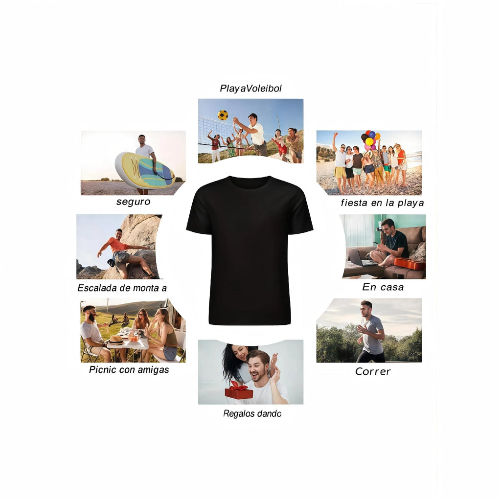 Men's Pure Cotton Crew Neck Casual Printed T-Shirt