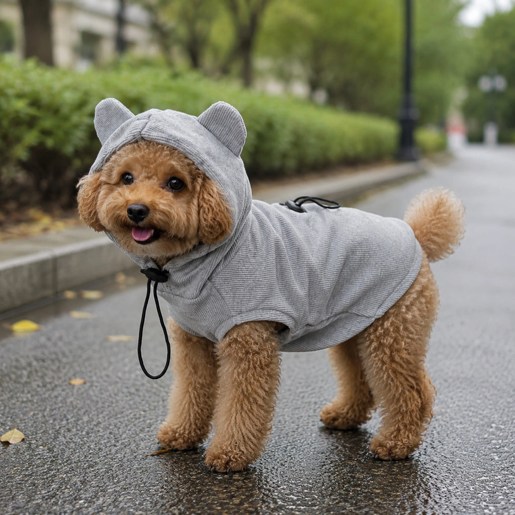 Pet Hoodie Dog Hooded Two‑Legged Clothes Spring Autumn Style Shiba Inu Bichon Small And Medium Dogs Outdoor Apparel