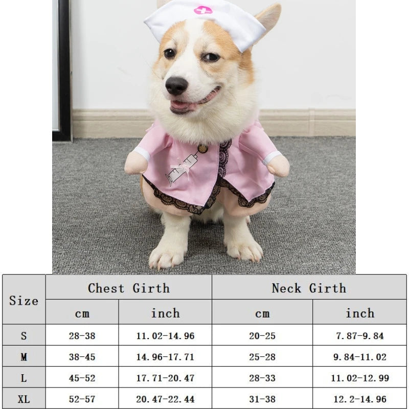 Funny Pet Dog Cosplay Clothes Novelty Puppy Halloween Costumes Sweatshirt Christmas Festival Party Outfit Pet Dress Dog Coat
