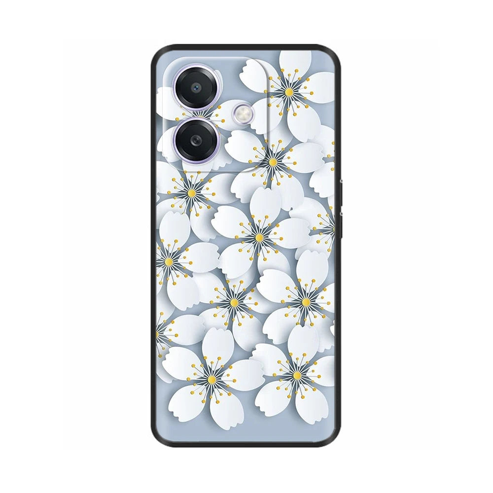 For Oppo A3 A3X 4G 5G Case Luxury TPU Soft Silicone Phone Cases for OPPOA3X OPPOA3 Protective Shell Back Cover Lovely Funda Para