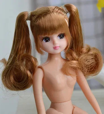 new arrival  school Licca doll body with head girl toys with long hair