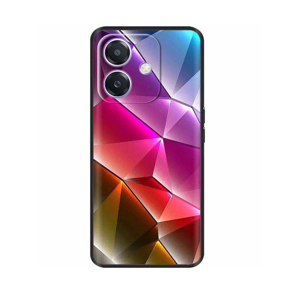 For Oppo A3 A3X 4G 5G Case Luxury TPU Soft Silicone Phone Cases for OPPOA3X OPPOA3 Protective Shell Back Cover Lovely Funda Para