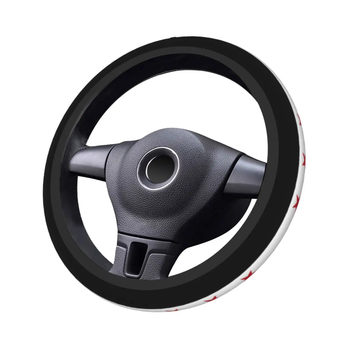 Syria Flag Syrian Car Steering Wheel Cover 38cm Elastic Steering Wheel Protective Cover Fashion Car-styling Car Accessories
