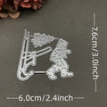Christmas Trees Truck Metal Cutting Dies Stencils For DIY Scrapbooking Decorative Embossing Handcraft Die CutsTemplate