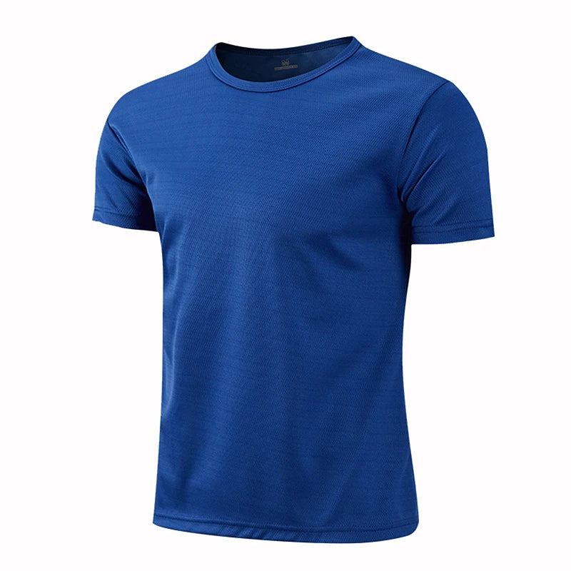 Multicolor Quick Dry Short Sleeve Sport T Shirt Gym Jerseys Fitness Tee Shirt Running T-Shirt Men's Breathable Sportswear Tops