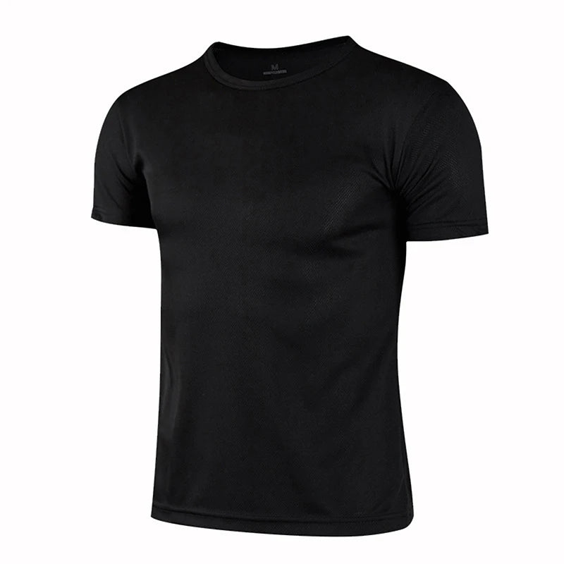 Multicolor Quick Dry Short Sleeve Sport T Shirt Gym Jerseys Fitness Tee Shirt Running T-Shirt Men's Breathable Sportswear Tops
